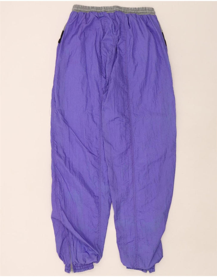 Chándal completo vintage para hombre grande color morado poliamida