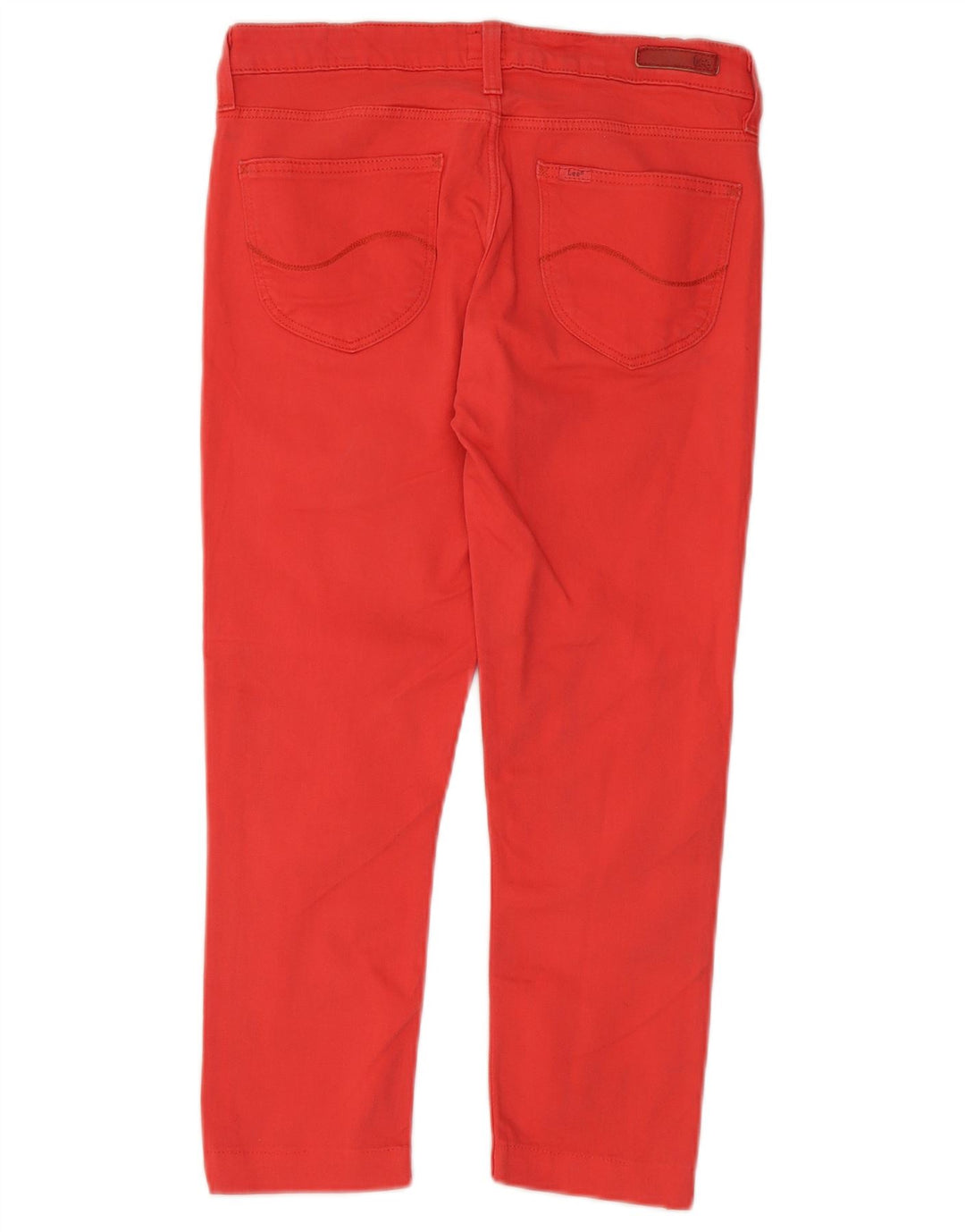 LEE Mujer Scarlett Slim Jeans W29 L33 Algodón Rojo