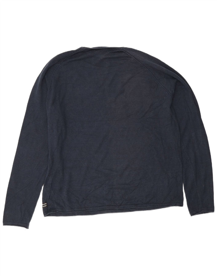 Jack & Jones Hombre Top Manga Larga 2XL Azul Marino