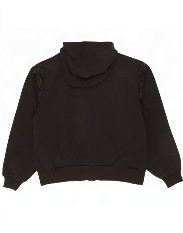 Puma Sudadera con capucha y cremallera para mujer UK 18 XL Algodón con estampado animal negro