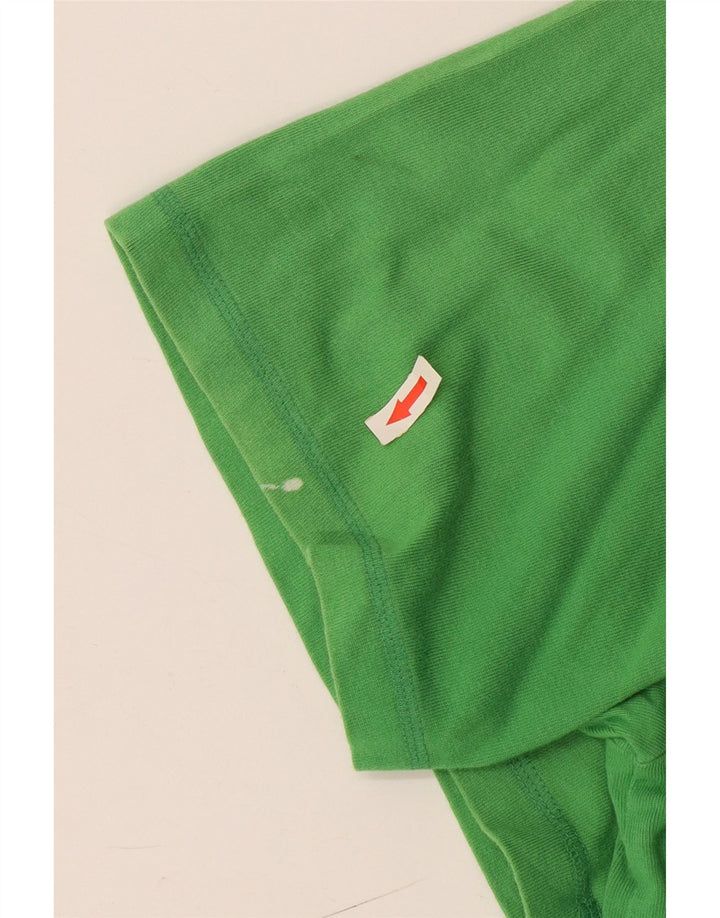 Puma Camiseta gráfica para hombre Top XL Algodón verde