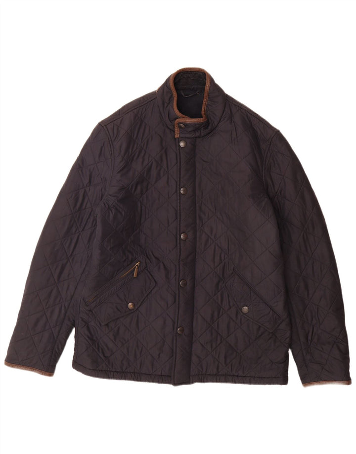 Barbour Chaqueta acolchada para hombre Reino Unido 40 Grande Azul marino
