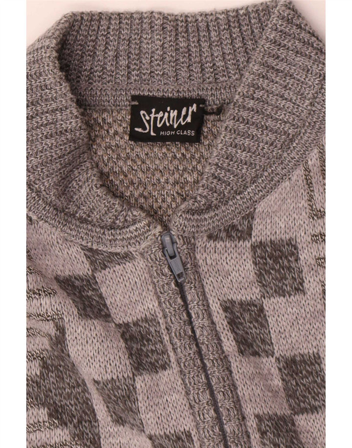 Steiner Cárdigan para Hombre XL Multicolor Geométrico