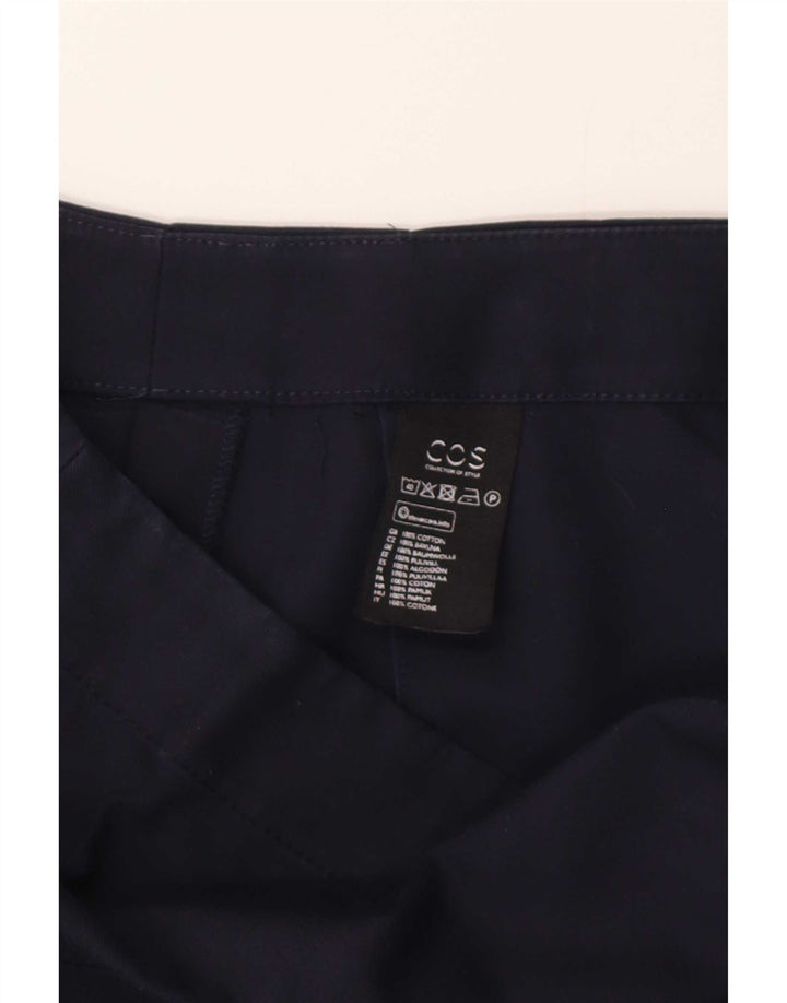 Falda cargo para mujer Cos mediana W28 algodón azul marino