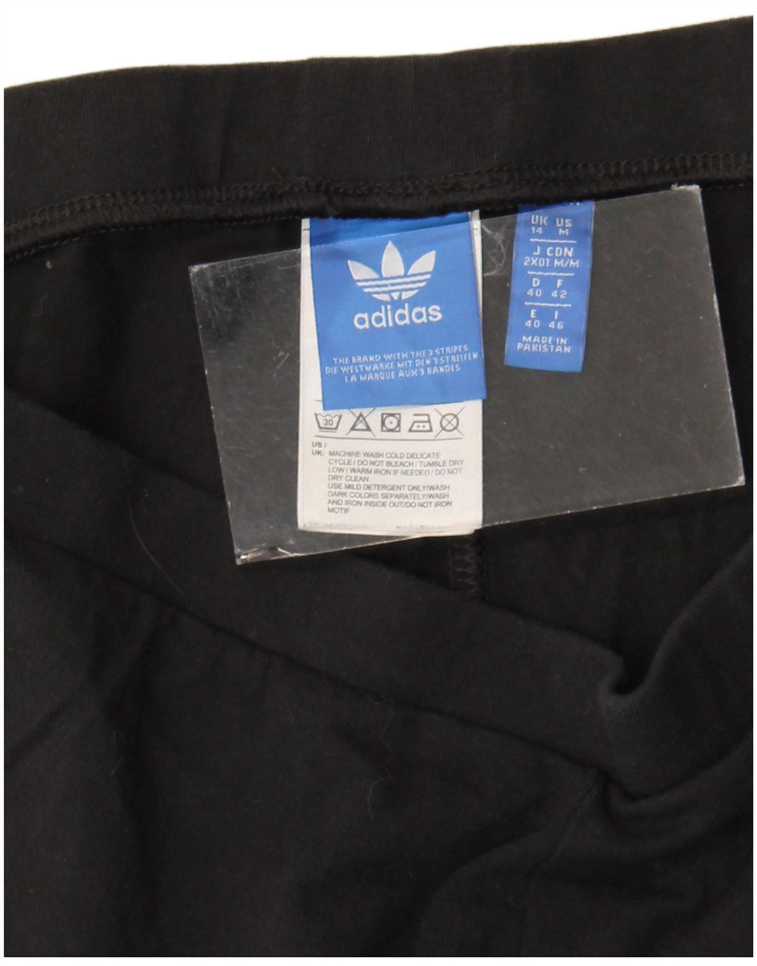 Adidas Leggings para mujer Reino Unido 44 Mediano Negro Algodón