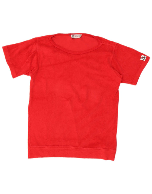 Cerruti 1881 Camiseta para hombre Top UK 36 Small Rojo Algodón