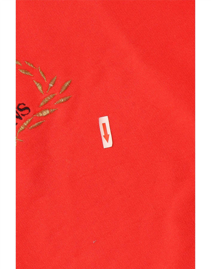 Trussardi Jeans Sudadera Estampada Hombre Jersey Mediano Rojo Algodón