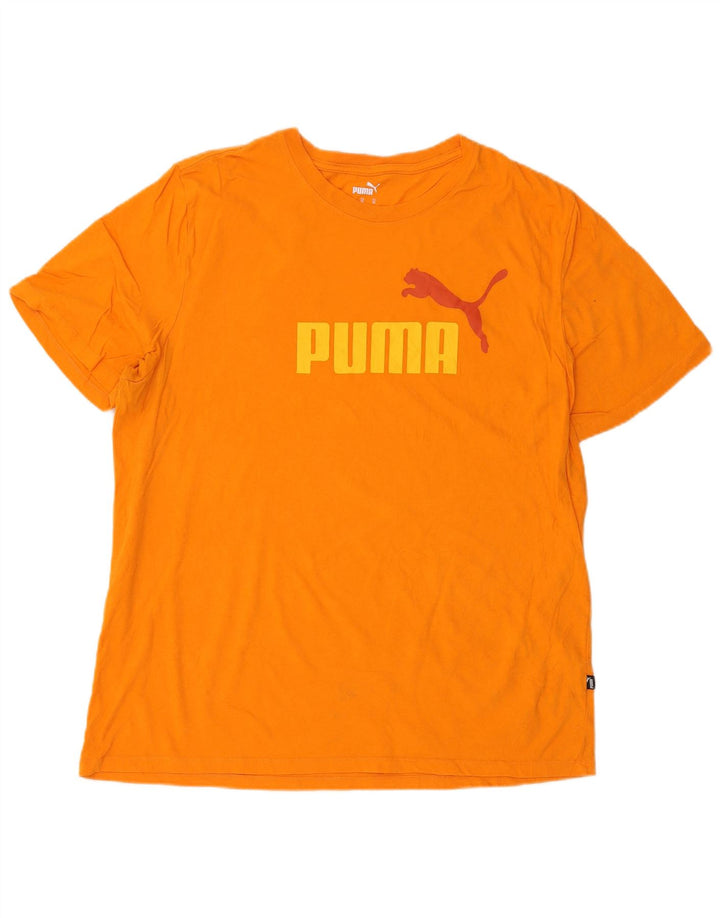 Puma Camiseta gráfica para hombre Top XL Naranja