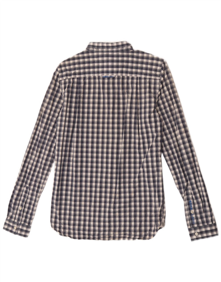 Camisa Superdry Para Hombre De Algodón A Cuadros Azul Marino Pequeño