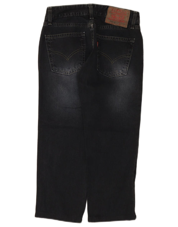 Levi's Jeans Capri De Cintura Baja 557 Para Mujer W25 L22 Algodón Negro