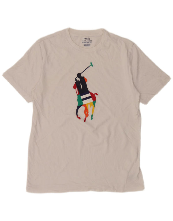 Polo Ralph Lauren Camiseta gráfica para niño Top 15-16 años XL Blanco Algodón