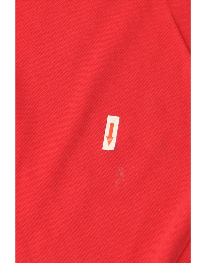 Kappa Polo Hombre Grande Rojo Algodón