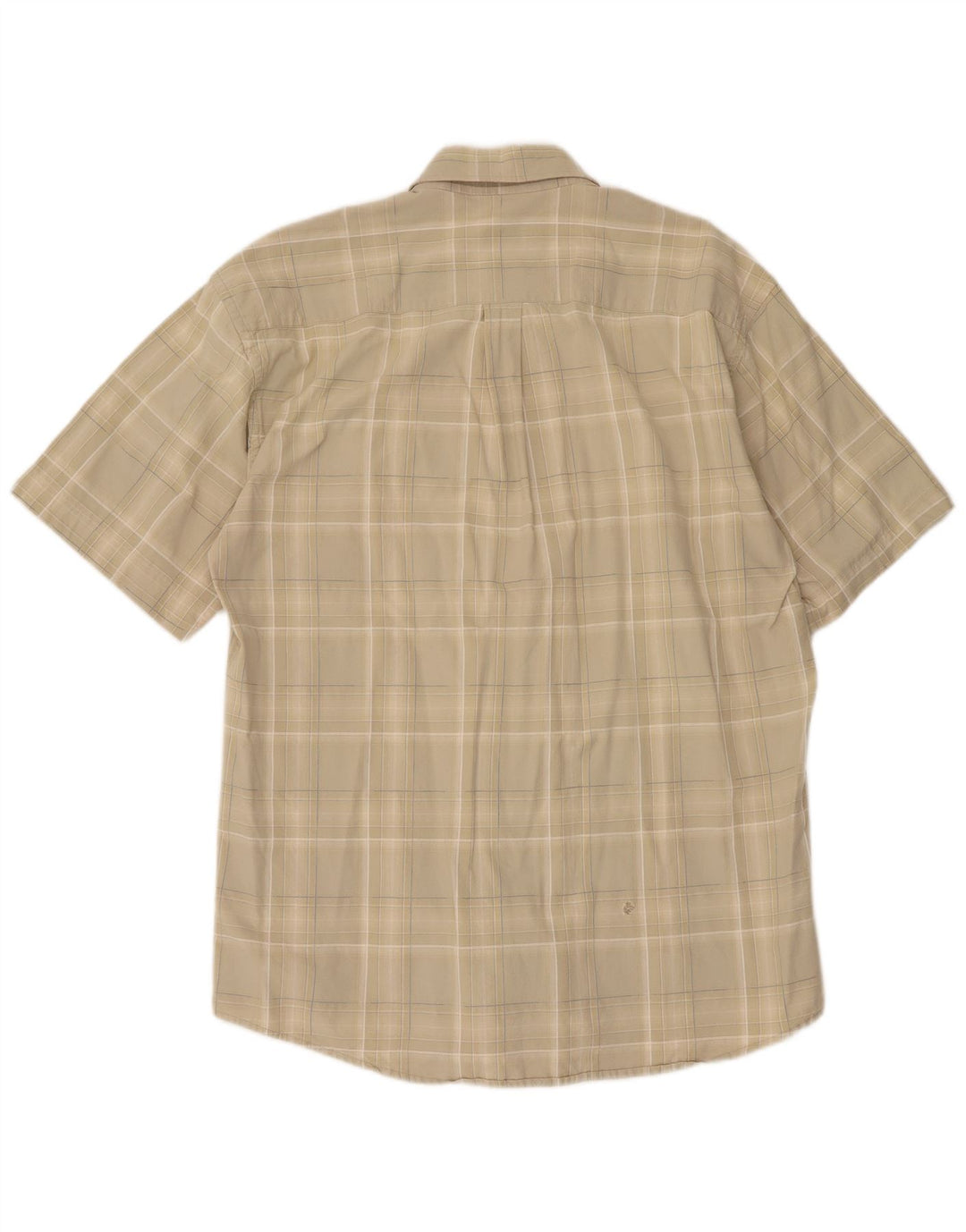Camisa de manga corta para hombre Camel Active XL Beige Check