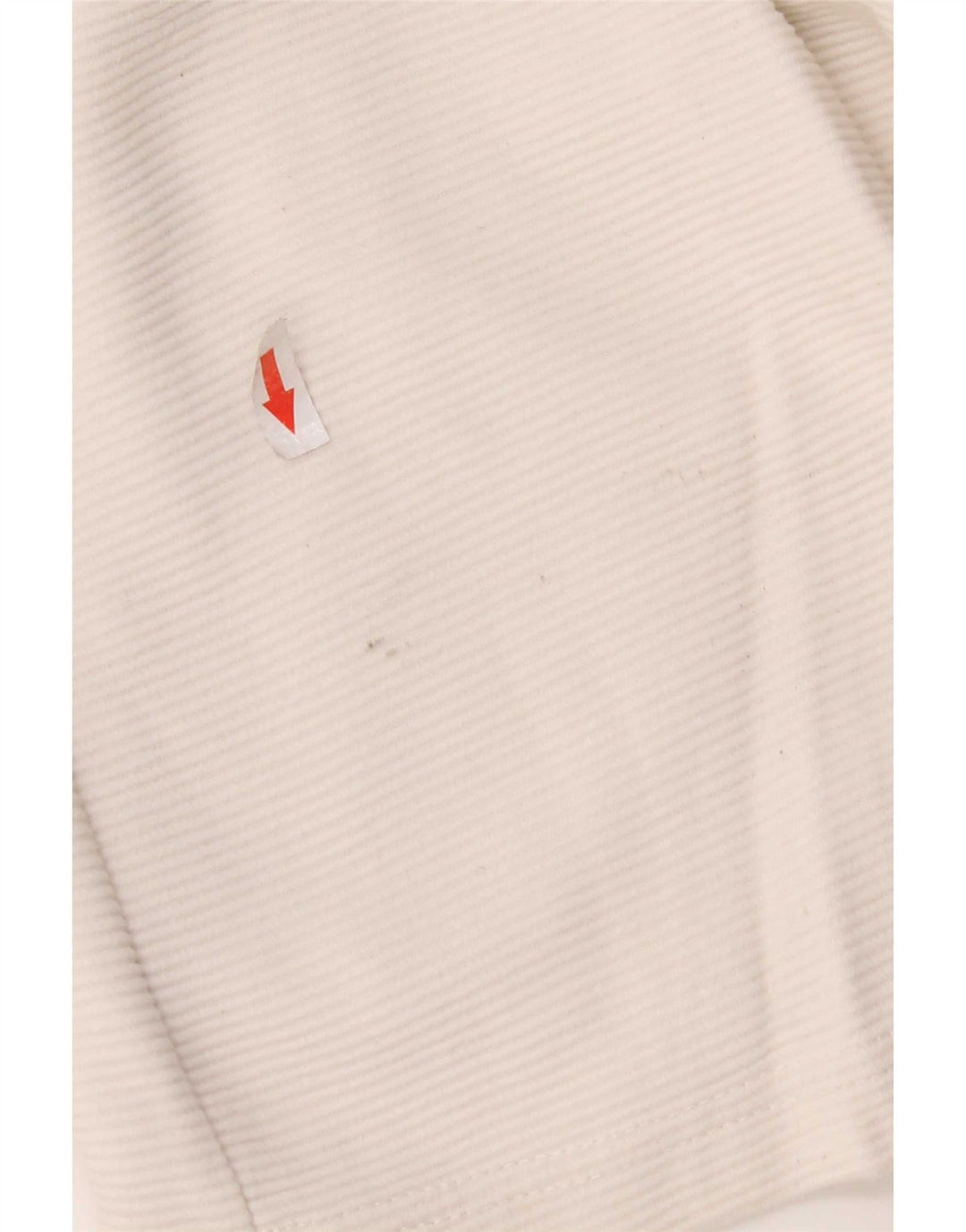 Zara Hombre Shorts Deportivos Pequeños Algodón Blanco A Rayas