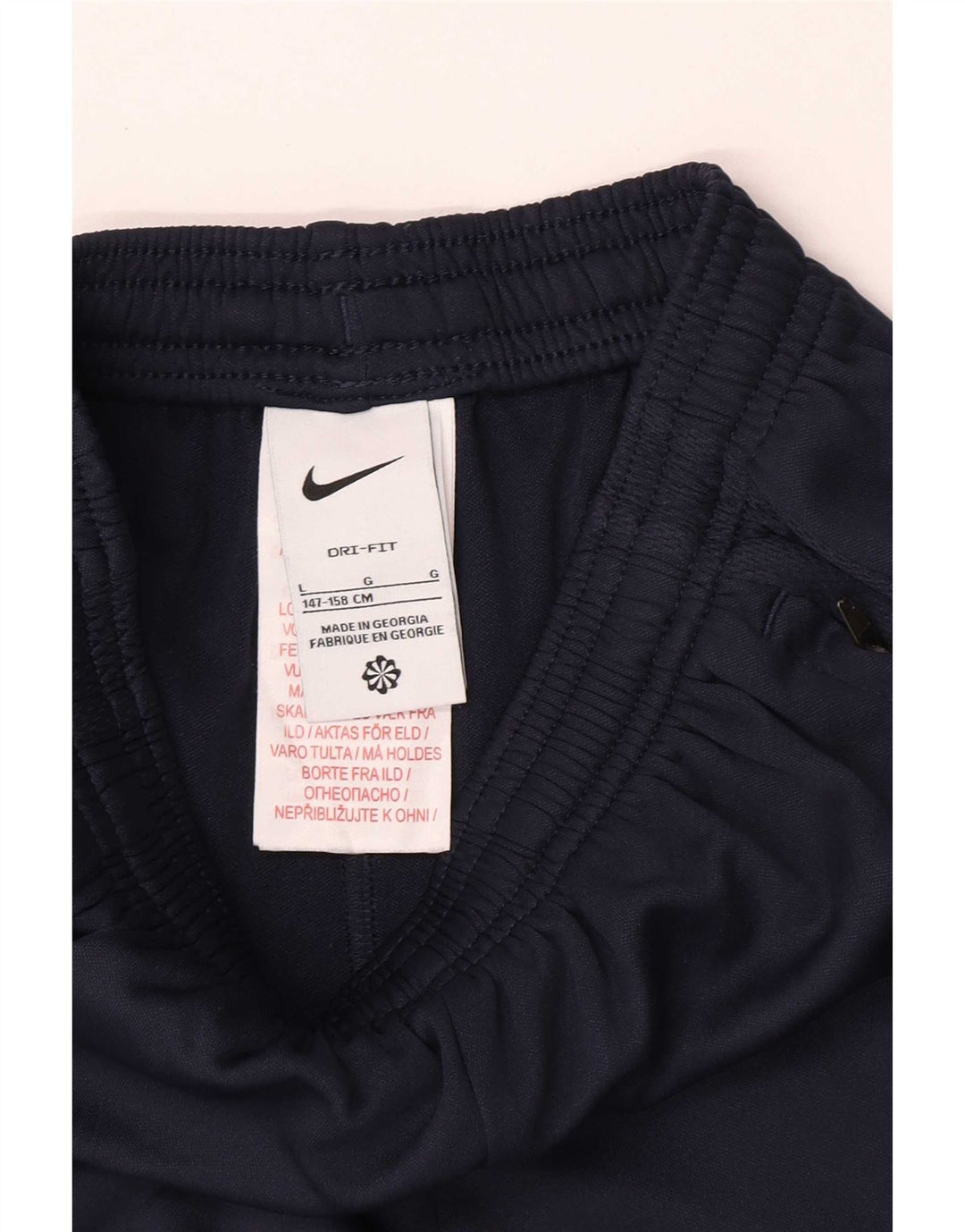 Nike Pantalones de chándal para niños 12-13 años Grande Azul Marino Poliéster