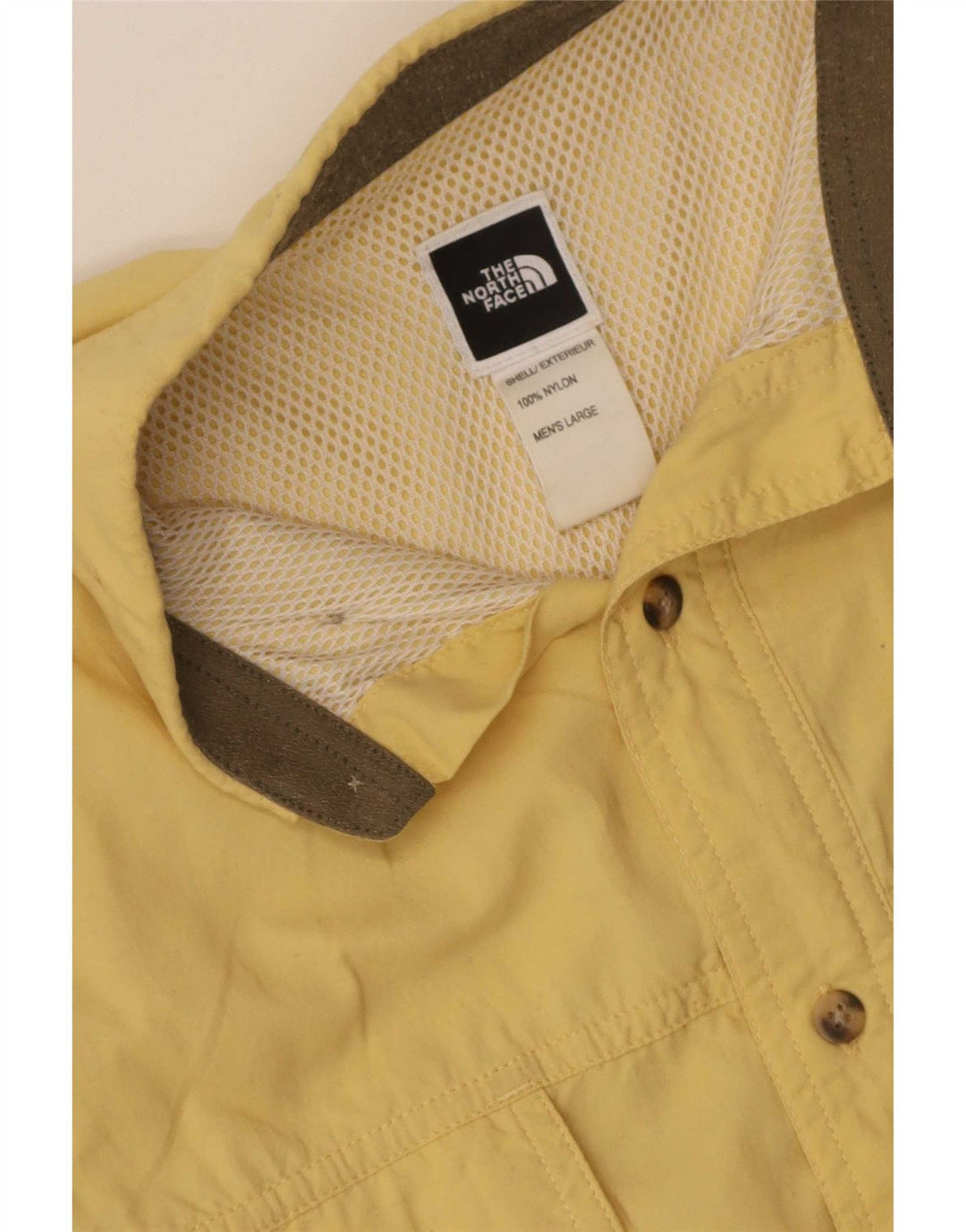 The North Face Camisa Gráfica Para Hombre Nylon Amarillo Grande