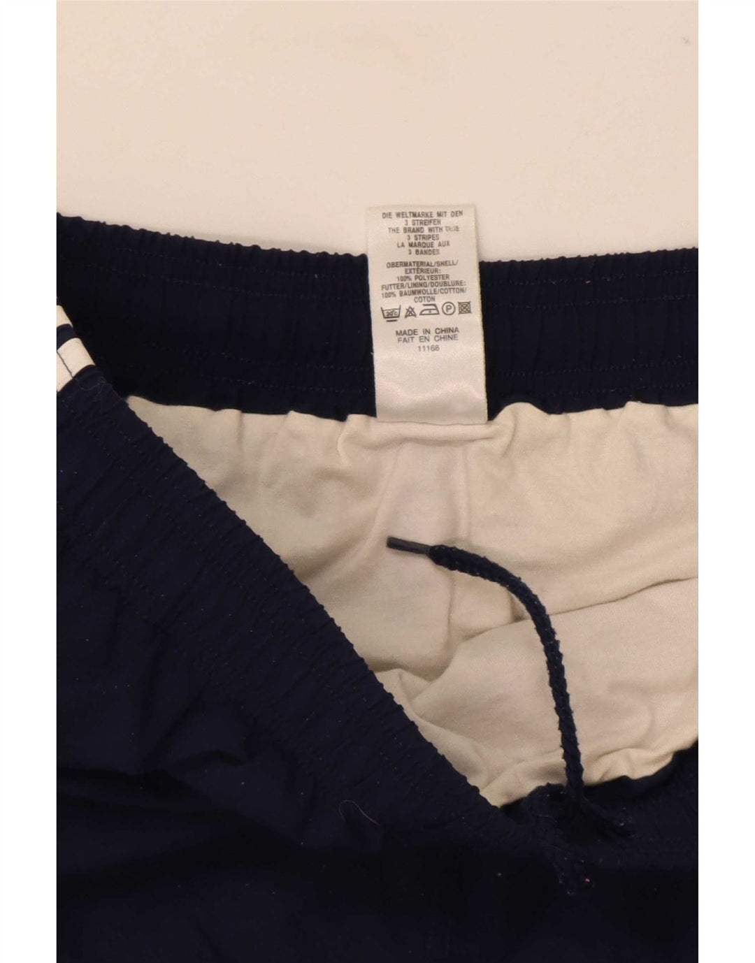 Adidas - Pantalones cortos deportivos para hombre, talla grande, poliéster, color azul marino
