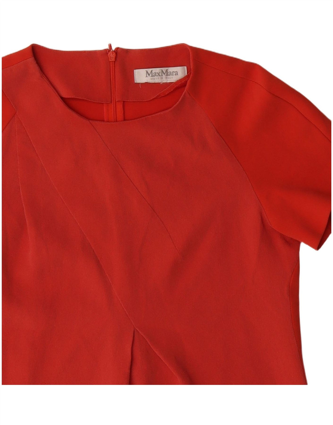 MAX MARA Blusa para Mujer Top UK 12 Medium Rojo