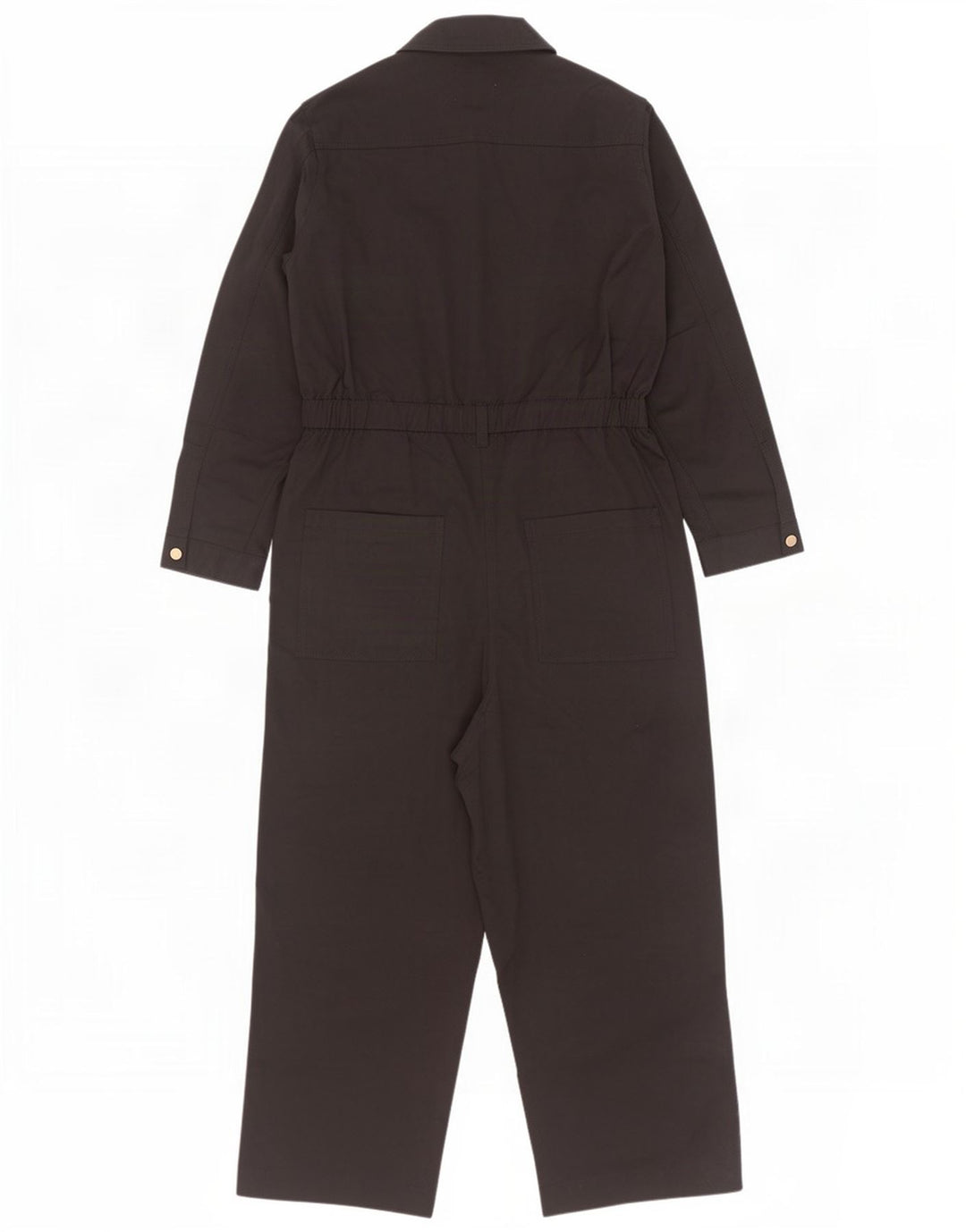 Zara Mujer Mono Manga Larga UK 46 Large Negro