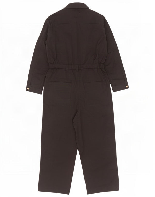 Zara Mujer Mono Manga Larga UK 46 Large Negro