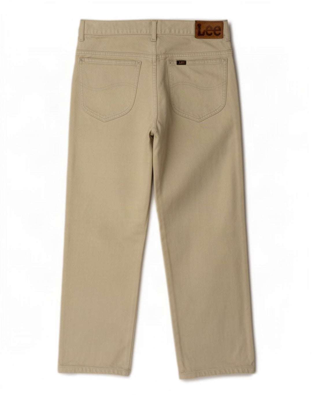 Vaqueros rectos Lee para hombre W36 L27 Beige