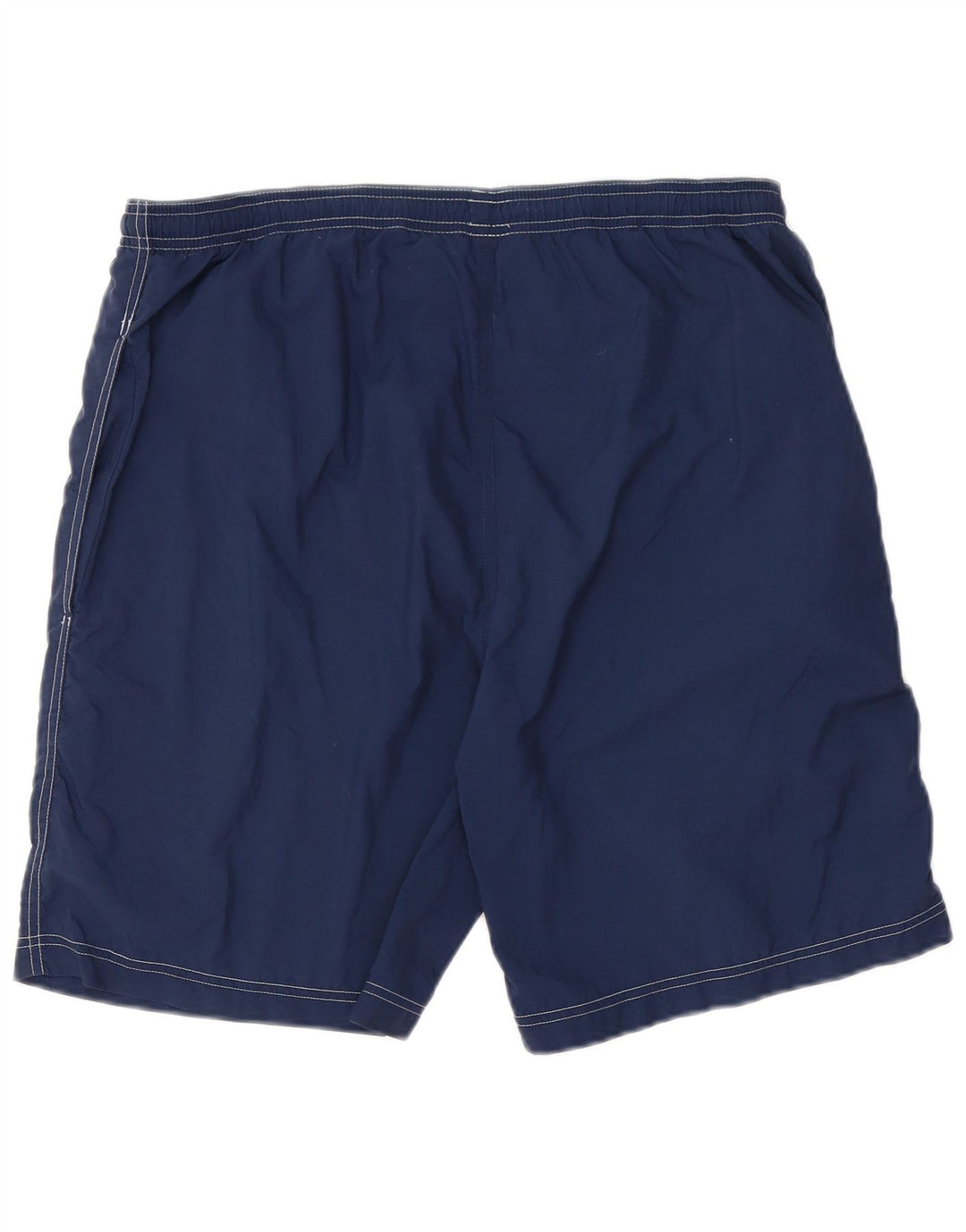 Pantalones cortos deportivos NIKE para hombre, talla grande, nailon azul marino