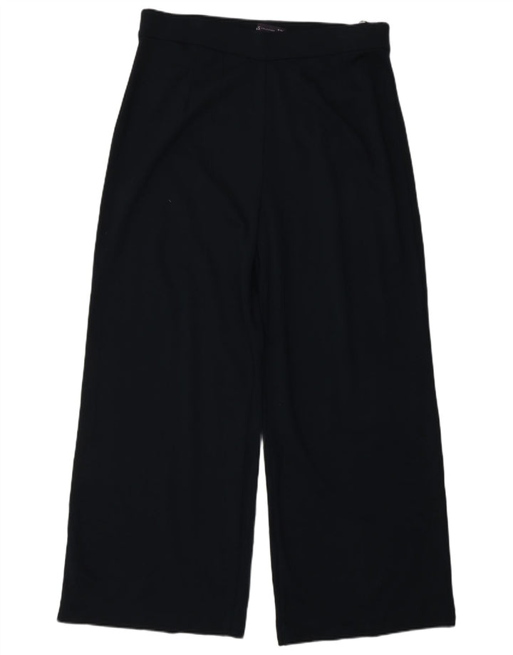 MARKS & SPENCER Pantalones casuales para mujer UK 40 Large W33 L27 Azul marino