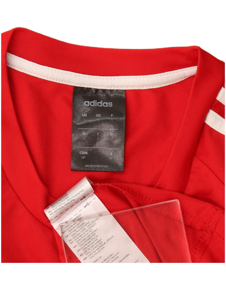 Adidas Hombre Camiseta Top Small Rojo Poliéster