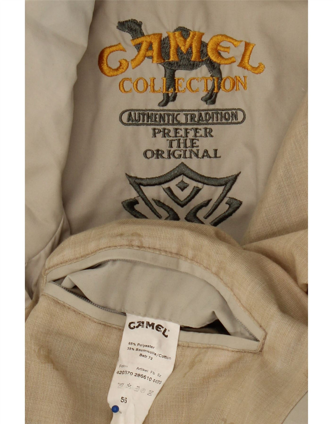CAMEL ACTIVE Chaqueta utilitaria para hombre IT 56 3XL Gris Colorblock Poliéster
