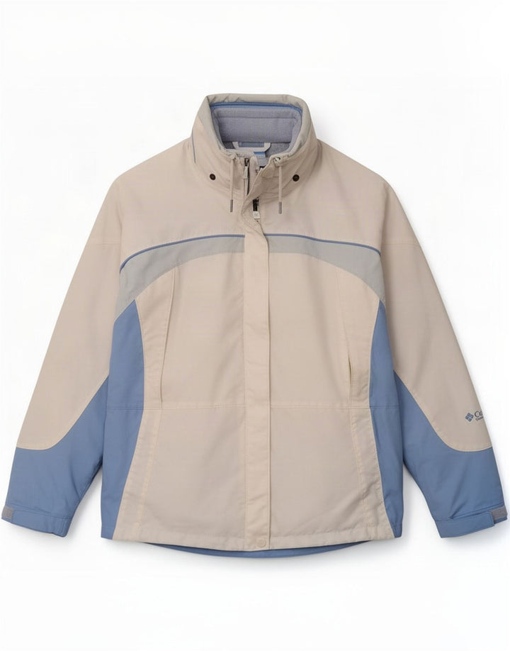 Columbia Chaqueta cortavientos Interchange para mujer Reino Unido 46 Grande Blanco