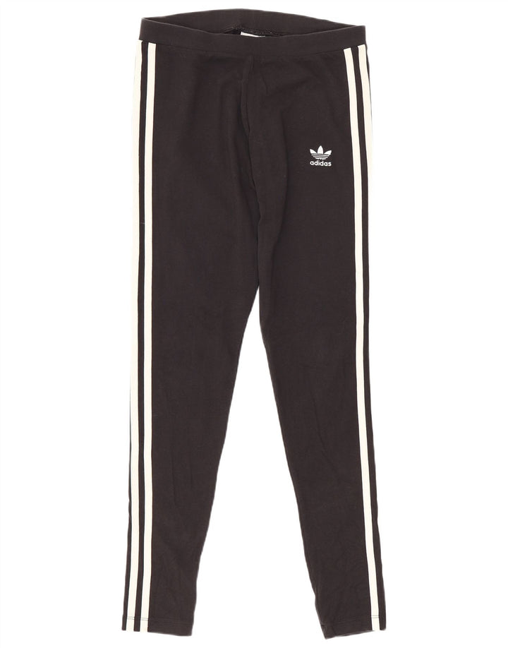 Adidas Leggings para mujer Reino Unido 10 Pequeño Algodón Negro