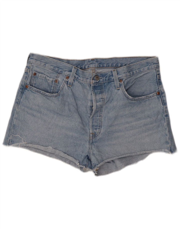 LEVI'S Pantalones cortos vaqueros para mujer W33 Algodón azul grande