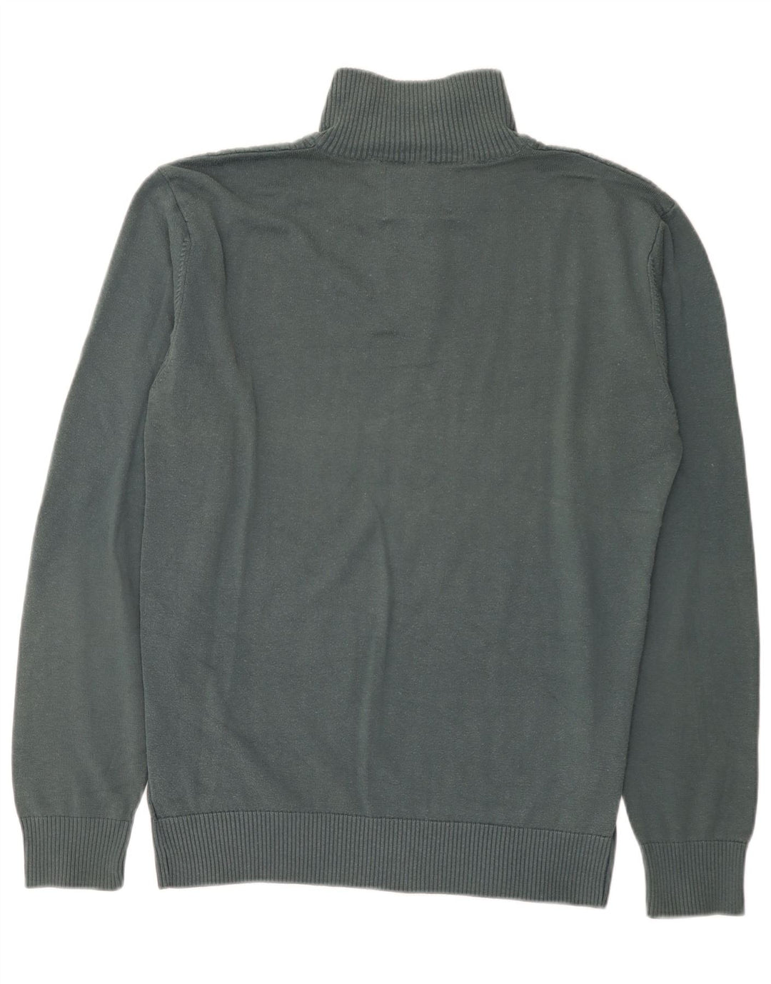 Jack & Jones Hombre Button Neck Jumper Sweater XL Verde Algodón