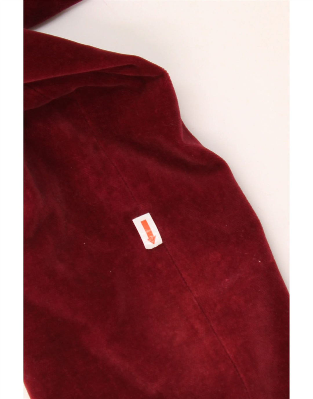 COUNTRY CASUALS Chaqueta Blazer de Terciopelo con 2 Botones para Mujer UK 44 Grande Borgoña