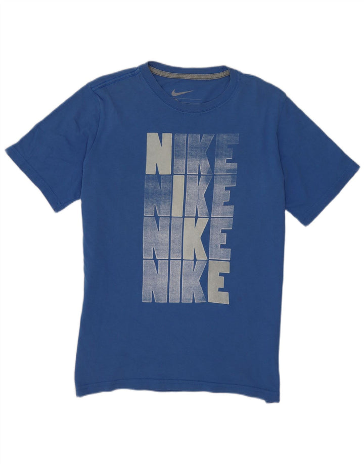 Nike Camiseta gráfica para niños 12-13 años Grande Azul