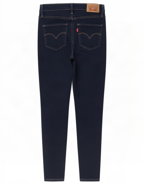 Levi's Vaqueros súper ajustados de talle alto 720 para mujer W26 L28 Algodón azul marino