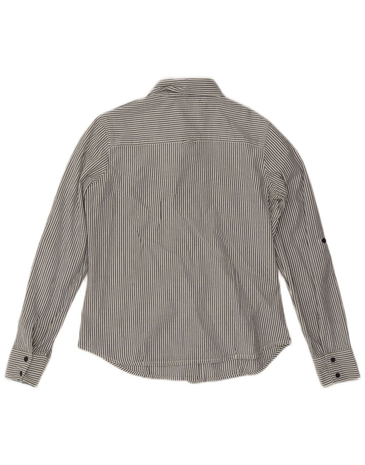 Carrera Camisa para mujer Reino Unido 12 Gris medio Rayas