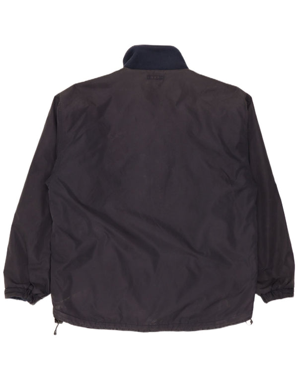 WOOLRICH Chaqueta reversible para hombre UK 40 Large Nylon azul marino