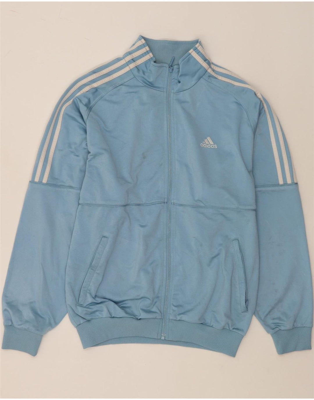 ADIDAS Chaqueta de chándal holgada para hombre UK 40/42 Poliéster azul medio