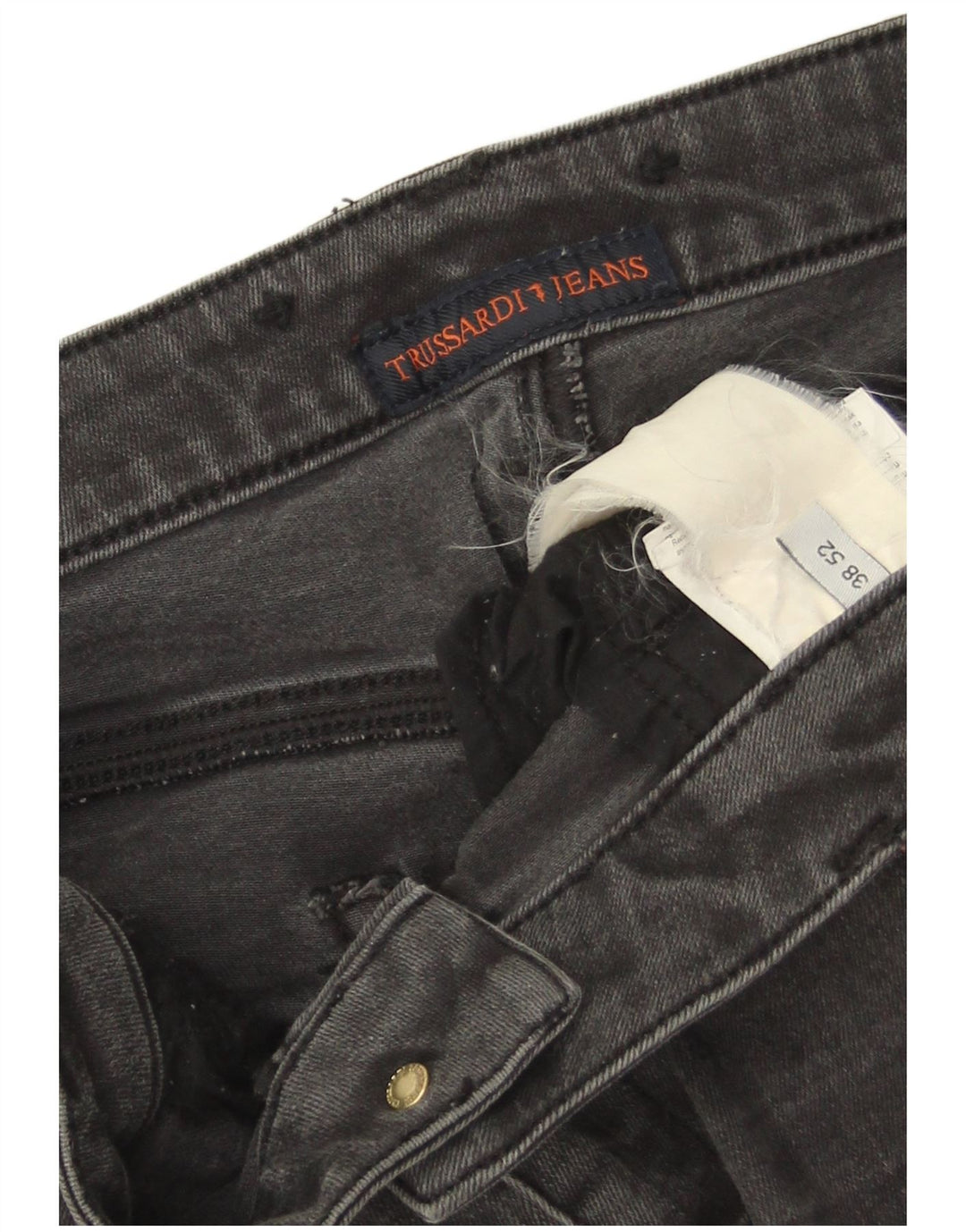 Trussardi Vaqueros Slim Hombre IT 52 XL W38 L32 Gris