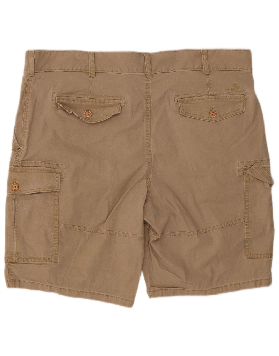 IZOD Pantalones cortos cargo de agua salada para hombre W40 XL Algodón beige