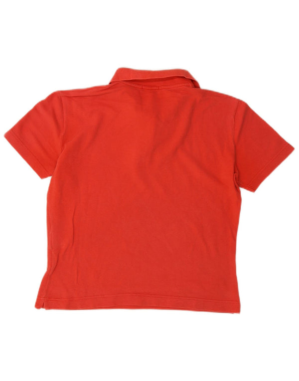Fred Perry Polo Corto para Mujer UK 44 Algodón Rojo Mediano