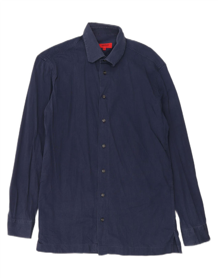 Camisa Hugo Boss Hombre Mediana Azul Marino
