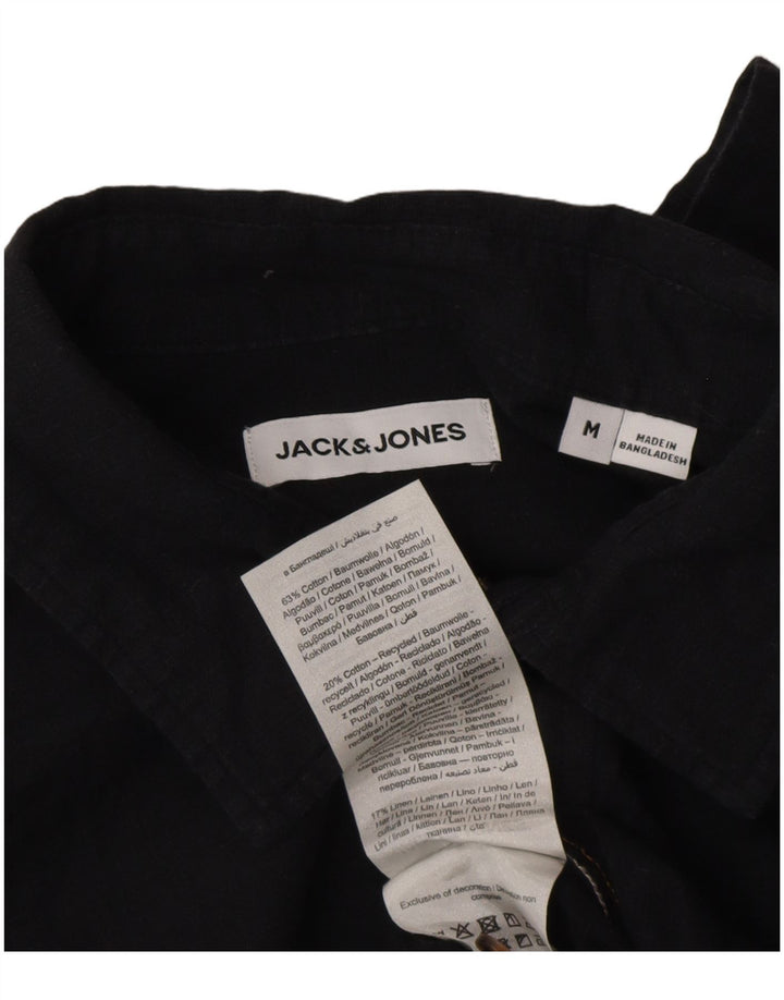 Camisa Jack & Jones Hombre Mediana Negro Algodón