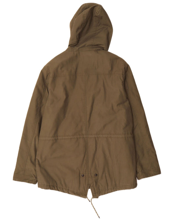 Vintage Industries Chaqueta parka con capucha para hombre UK 44 2XL Caqui Poliéster