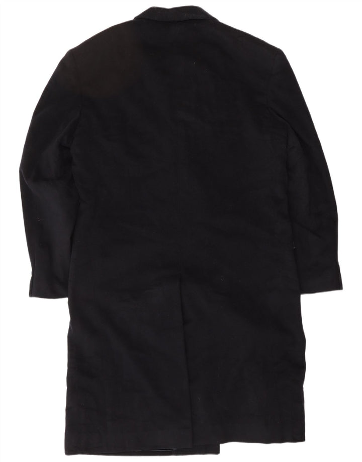 LUCA D'ALTIERI Abrigo cruzado para hombre IT 48 Azul marino mediano Clásico