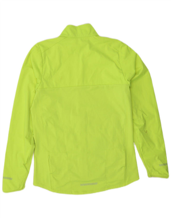 NIKE Hombre Dri Fit Chándal Top Chaqueta Pequeña Poliéster Verde