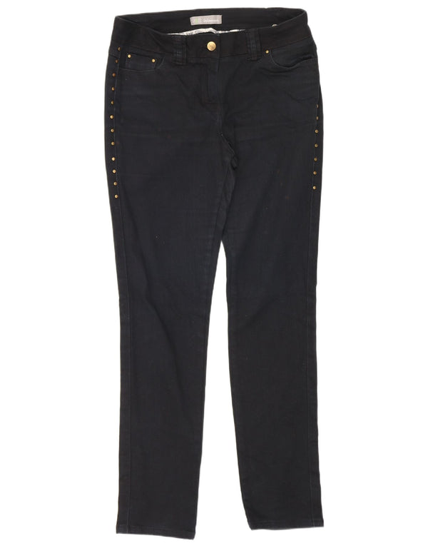 Marks & Spencer Vaqueros pitillo para mujer UK 10 Small W30 L28 Algodón negro