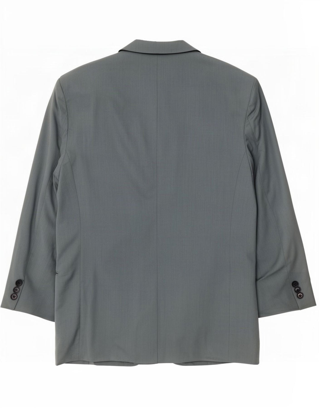 Biagiotti Chaqueta tipo blazer de 2 botones para hombre IT 50 Large Lana gris