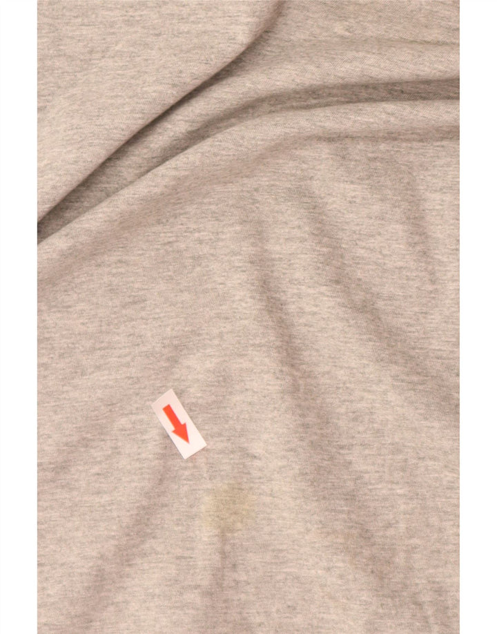 Camiseta Nike Hombre Top Grande Gris Algodón